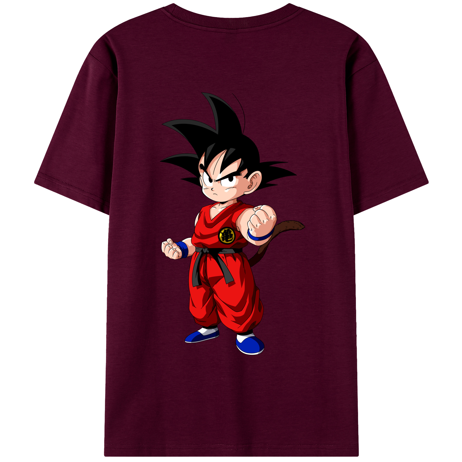 （画像用） ドラゴンボール 孫悟空（そん ごくう）Son Goku カカロット DRAGON BALL Kakarotto レディース半袖Tシャツ(バックプリント)
